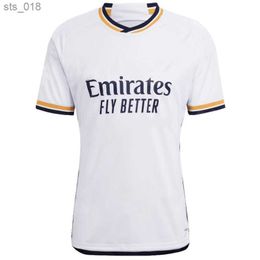 Soccer Jerseys 23/24 Real Madrids Camisetas Kids Kit Goalkeeper Final Home Away Football Shirt Vini Jr Modric Bellingham Courtois ArdaH240308