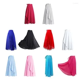 Skirts 2024 Girls Ballet Wrap Women Skate Scarf Skirt Long Dance 80cm For Dancewear