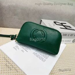 designer bag Genuine Leather Trend Single Handle Grasping Head Layer Cowhide Small Women's New Mobile Phone Crossbody Bag model 4589
