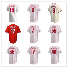 Custom Baseball Jersey Philadelphia''Phillies''Men women Youth 64 Andrew Bellatti 28 Alec Bohm 75 Connor Brogdon 23 Kody Clemens 70 Bailey Falter 24 Darick Hall