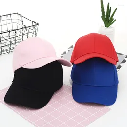 Ball Caps Baseball Cap Embroidery Gorra Casual Solid Hats Pure Color Black Snapback For Men Women