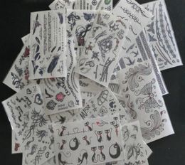 50Pcs 9517cm Mixed Types Fashion Tattoos Sticker Waterproof Temporary Tattoos DIY Body Art Accessories Infinity Fake Tattoo Tips4554393