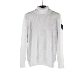 Herrendesigner Pullover Retro Classic Luxus Sweatshirt Männer Armbrief Stickerei mit hohem Hals Pullover Topstoney Komfortabler hochwertiger Jumper