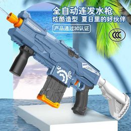 Gun Toys Swimming Pool Electric Water Guns High Pressure Toys Powerful Pistols For Adults Kids Children Outdoor Games Summer Seaside PlayL2403