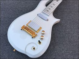 Classic Prince Cloud White Electric Guitar Pearl White Gold Hardware