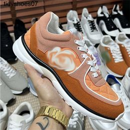 High version Y version 2024 new No shoe box sports shoes casual shoes womens lace up round toe Colour matching couple shoes