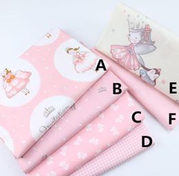 160CM50CM fairy tale princess cotton fabric sewing baby cloth infant linens kids bedding fabric cushion patchwork sewing tissue6217745