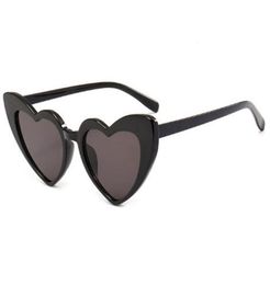 Love sunglasses fashion female love cat eyes retro Christmas gift black pink red heartshaped uv4009780947