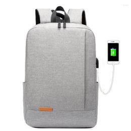 Backpack Waterproof Nylon 14 Inch Laptop Backpacks Fashion School Mochilas Feminina Casual USB Charging Bag For Men Women189M