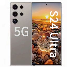 S24 Ultra Dual SIM 4G 5G Android 전화 6GB+256GB 1TB 6.8HD+디스플레이 13MP+50MP 카메라 안드로이드 13 모바일 로컬 창고