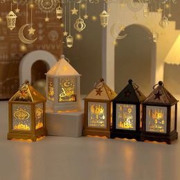 Eid Mubarak Candle Lamp Creative Night Light Lantern Holder Islamic Muslim Party Decor Decorative 240301