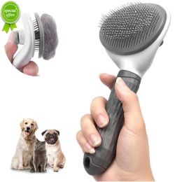 New Pet Hair Remover Brush Dog and Cat Non-slip Beauty Brush Dog Grooming Equipment Care Tools Pets Stainless Steel For Dogs Pet Supplies