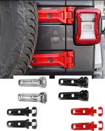 ABS Door Hinge Spare Tyre Hinge Decoraion For Jeep Wrangler JL 2018 Factory Outlet High Quatlity Auto Exterior Accessories9538795