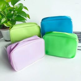 Cosmetic Bags Waterproof Bag For Women Makeup Case PVC Translucent Beauty Organizer Pouch Female Jelly Storage