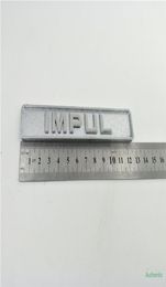 For Nissan IMPUL Chrome Silver Emblem Rear Tail Logo decal Side Fender Nameplate1660793