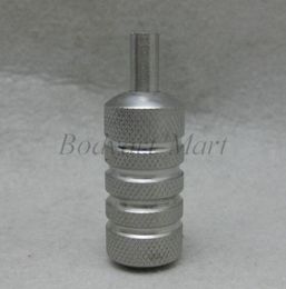 Whole One 22mm Stainless Steel Grip With Back Stem Set Screws For Tattoo Machine Guns Supply SSG22272228633