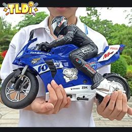 RC Motorcycles Toys for Boys 1/6 Electric Motor RC High Speed Racing 4CH Remote Control Racing Motorcycle Drift Car Model 240304