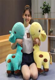 1pc Big Kawaii Giraffe Plush Toys Soft Stuffed Cartoon Animal Deer Dolls Sofa Decoration Baby Kids Birthday Christmas Gifts Y200722556815