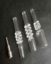 Quartz Tip Filter Smoking Pipes Mouthpiece titanium nail 10mm 14mm 19mm for Hookahs Water Bongs Oil Rigs Bangers Tools8939081