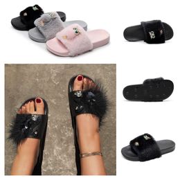 Designer Slides Mens Women Slippers Summer Sandal Beach Slide Flat Home Fashion Shoess Striped Causal Slipper GAI High Heel Sandale