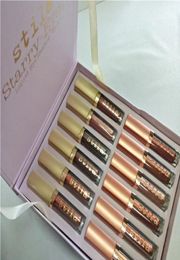 New Arrival Stila Eye For Elegance Set StarryEyed Liquid Eyeshadow Vault Travel Makeup Glow Set Eye Cosmetics For Girls 12 Colors6896913