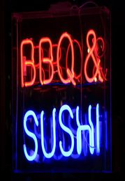 New BBQ SUSHI Neon Beer Sign Bar Sign Real Glass Neon Light Beer Sign New Cocktails And Dreams Beer Neon 17x149106105