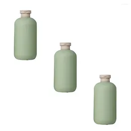Liquid Soap Dispenser 3 Pcs Shower Gel Bottle Practical Sub Shampoo Clear Water Container Holding Bottles Multipurpose