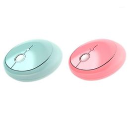 Mice Novel-Mofii Sm390 Wireless Bluetooth Mouse 2.4Ghz 1200Dpi Silent For Office1 Drop Delivery Dh6S0