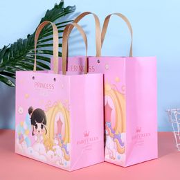 Cartoon Handheld Gift Handheld Bag Baby Full Month One Year Return Gift Box Handheld Paper Bag