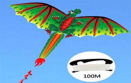 Kids Cute 3D Dinosaur Kite Children Flying Game Outdoor Sport Playing Toy Garden Cloth Toys Gift with 100m Line 2206029132288