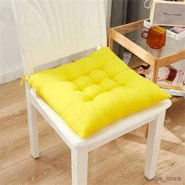 Cushion/Decorative Square Chair Soft Pad Thicker Seat Cushion For Dining Patio Home Office Indoor Outdoor Garden Sofa Buttocks Cushion With Strap