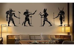 Big Wall Decoration Egypt Egyptian Gods Room Sticker Vinyl Art Removable Poster Modern Ornament Anubis Ra Seth Apis Mural D547 2109974822