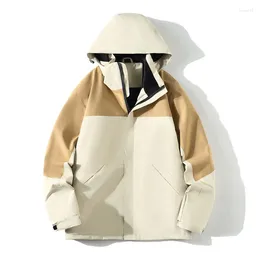 Men's Vests Outdoor Windproof And Waterproof Hooded Jacket For Men Women In Autumn Winter