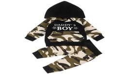 Kids Boys Camouflage Outfits Infants Baby Cartoon Hoodies Sets Kids Casual Clothes Girls Floral Casual Tops Toddler Baby Striped S2647278