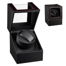 EU US AU UK Plug New Single Automatic Mechanical Watch Winder Holder Display Motor Shaker Jewellery Storage Box Winding CX200807207E