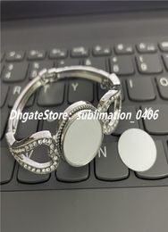 Sublimation Noosa Button Stainless Steel Bracelet Jewellery Wristband Bracelets with Snap Buttons and Aluminium sheet1373983