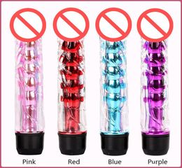 Massager Dildo Vibrator Fake Vibrating Rod Realitic Gyrating Sex Toy Waterproof Penis Vibrador Safe Jelly Cilt Vibrator Sex Produc1939331