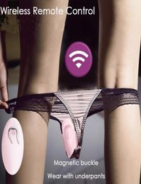 Dildo Underwear Vibrador Invisible Vibrator C String G Spot Stimulator Wireless Sex Toys for Women Remote Vibrating Panties Y200615796943
