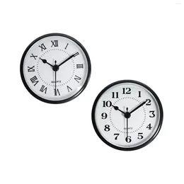 Wall Clocks Clock Insert Decorative Battery Operated Easy To Read Ornaments Silent Decor For Home Living Room Bedroom Kitchen Farmhouse