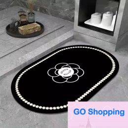 Top Designer Carpets Luxury Carpet Jacquard Diatom Ooze Brand Floor Kitchen Mat With Letter C Rug Water-Absorbent Quick-drying Mats