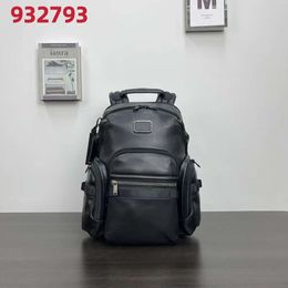 TUMMII Mens Business Designer Backpack High 2024 Men Bags Travel Back Pack TUMMII Alpha Leather Commuter Quality Computer Mens Bag 93 RUC4