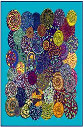 Square Animal Print Scarf for Women Handmade H Snails Shawls Foulard Femme Orange Large Twill Silk Scarfs Whole2516988