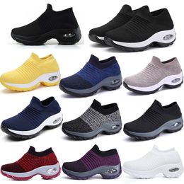 Large size men women shoes cushioned flying woven sports shoes foot covers foreign trade casual shoes GAI socks shoes fashionable versatile 35-44 26