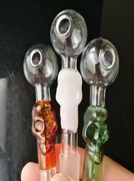 2017 Straight bone ball 10mm 14mm 18mm New Unique Oil Burner Glass Pipes Water Pipes Glass Pipe s Smoking with Dropper4152353