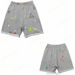 Men Shorts Designer Swim Gym Inaka Mesh Hand Drawn Doodle Ink Splash Bronzing Letter Print Inverted Design Tech Fleeces 17ZI4