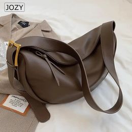 JOZY Crossbody Bags For Women Large Capacity Luxury Handbags Solid Soft Shoulder Female Casual Travel Hobos Vintage 2023 240305