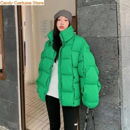 Women's Trench Coats Women Parkas Down Cotton Jacket Warm Casual Loose Padded Puffer Parka Outerwear Female Winter Snow Wear Coat