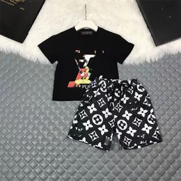 2024 new designer mens and womens short sleeve shorts classic brand clothing set fashion womens letter skirt set childrens clothing 90160cm a38