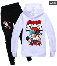 Clothing Sets 215 Years Hip Hop Children Fashion Hoodies Pants Set Kids Casual Tracksuit Boys Sportswear Toddler Girls Outfits4255036