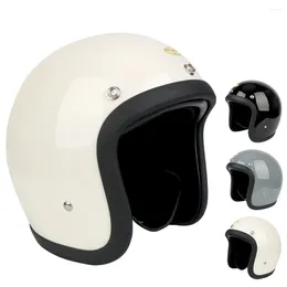 Motorcycle Helmets Fiberglass Motorbike Helmet M/L/XL Retro Open Face Equipment
